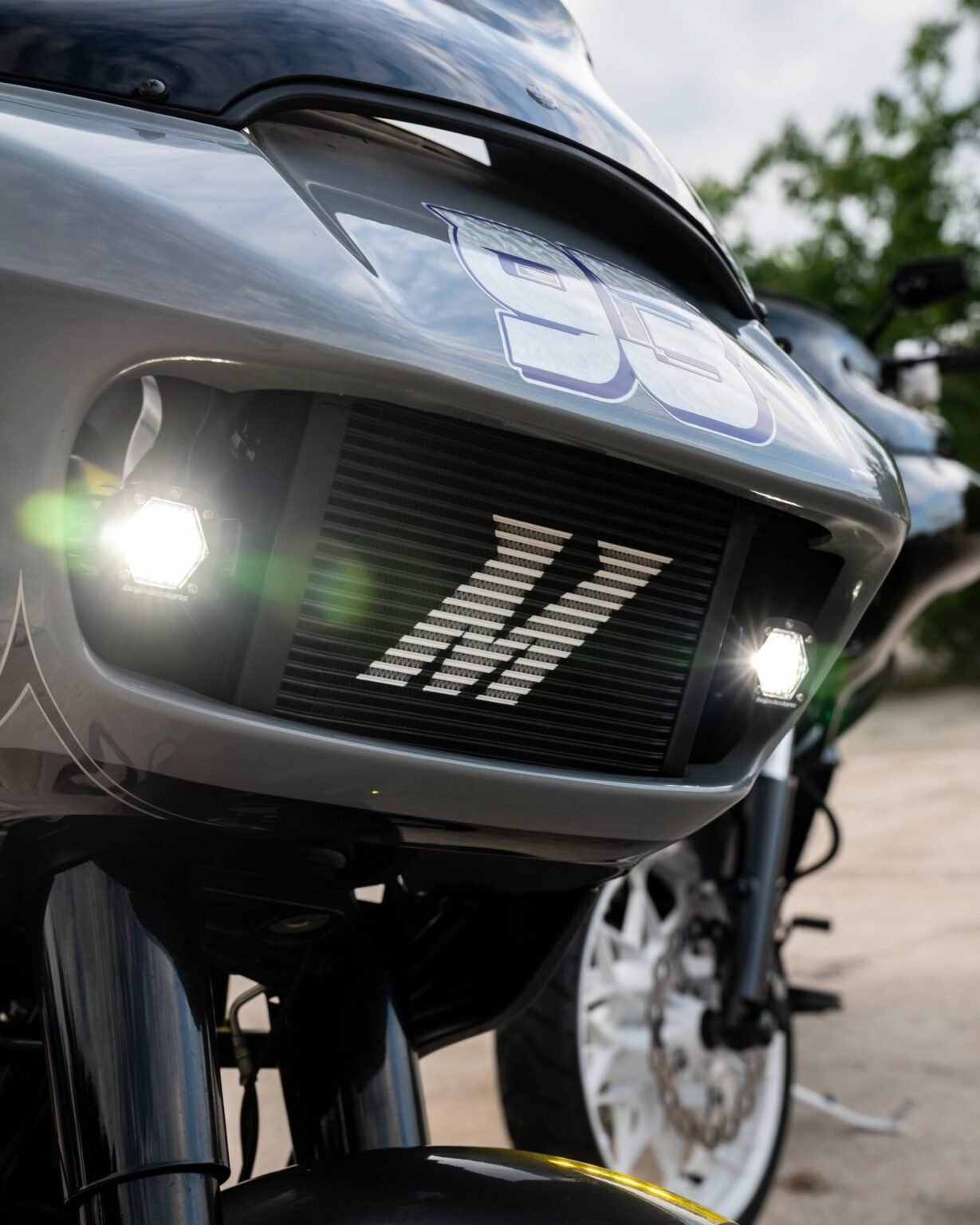 Road glide oil cooler kit l s